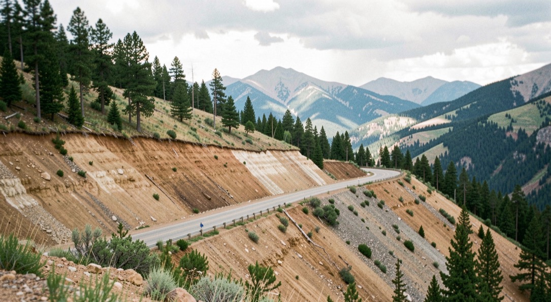 Evaluating a Colorado mountain homesite beyond the view: editorial view of slope stability, access road, utility distance