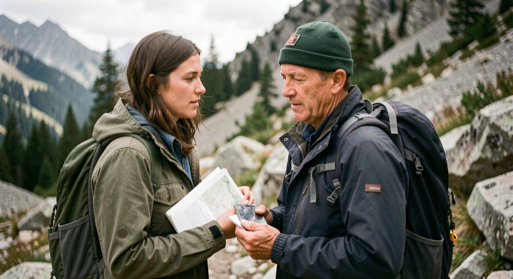 Mountain Properties: a Colorado mountain landscape and working property detail